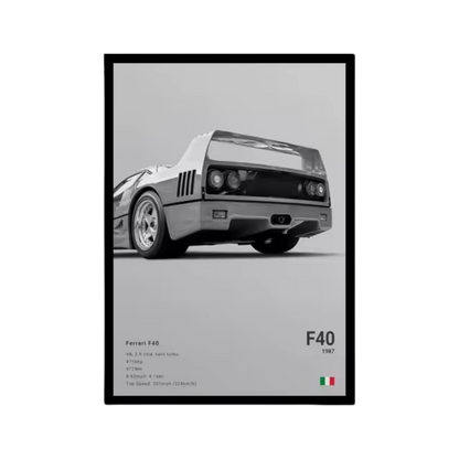 Ferrari F40 (hátul)