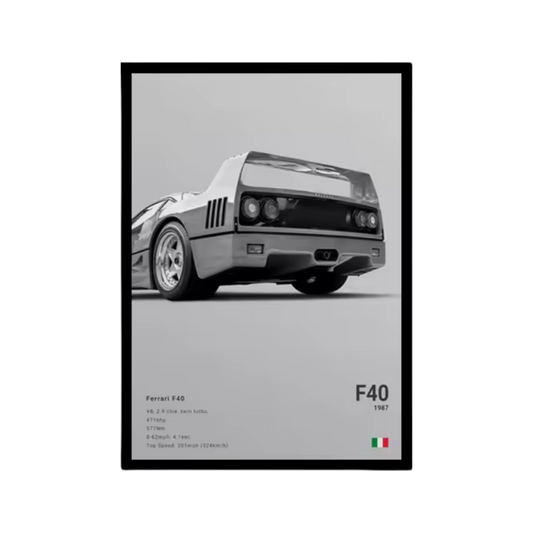 Ferrari F40 (hátul)